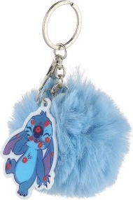 Privjesak za ključeve Stitch s pomponom
