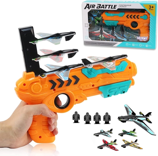 WOOPIE izbacivač aviona + 4 pjenasta aviona i 4 mete