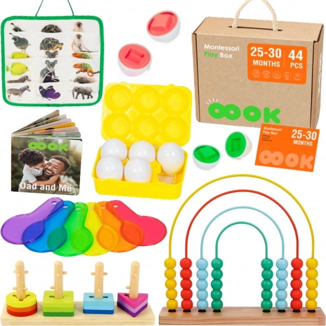 Montessori Edukativna Kutija za djecu od 25–30 mjeseci