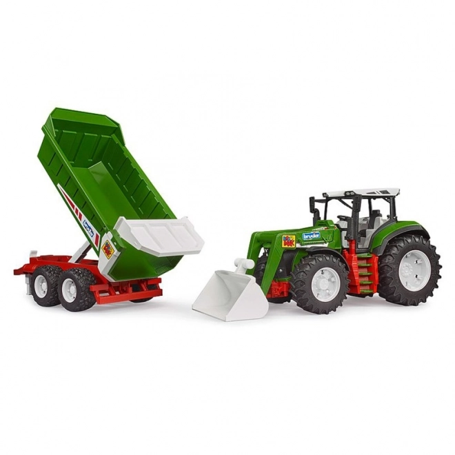 Bruder Traktor ROADMAX s prednjim utovarivačem i prikolicom