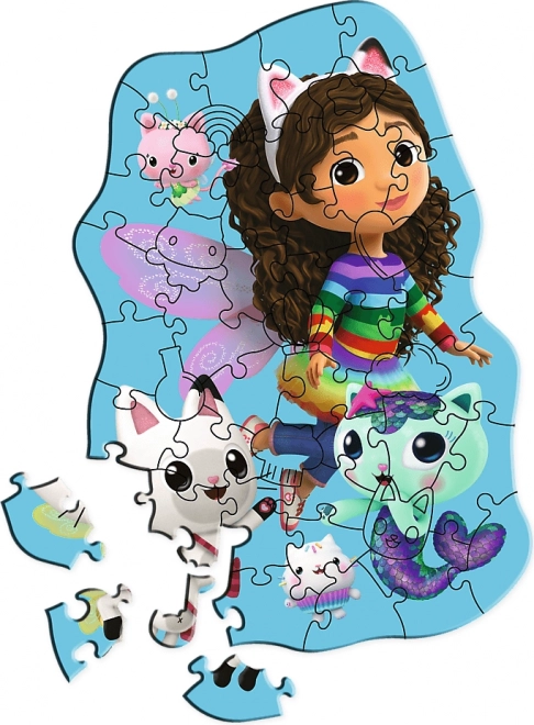 Drvene Puzzle Gabynina Čarobna Kućica 50 Djelova