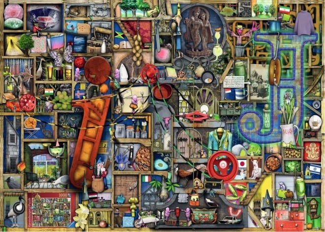 RAVENSBURGER Puzzle Fantastična abeceda - slovo I i J 1000 komada