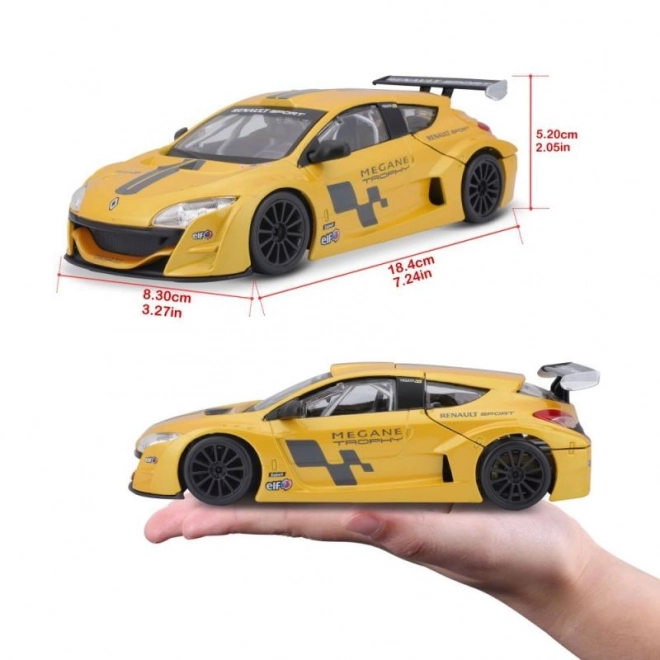 Bburago 1:24 Renault Mégane Trophy Metalik Žuta 18-22115