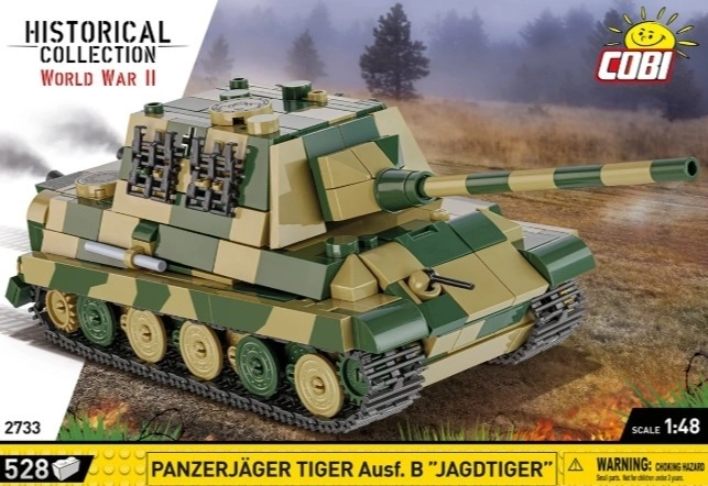 Konstrukcijski set Tenk Panzerjäger Tiger Ausf. B Jagdtiger