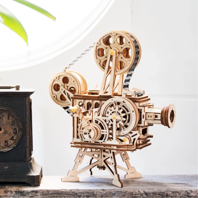 RoboTime 3D drvene mehaničke puzzle Filmski projektor