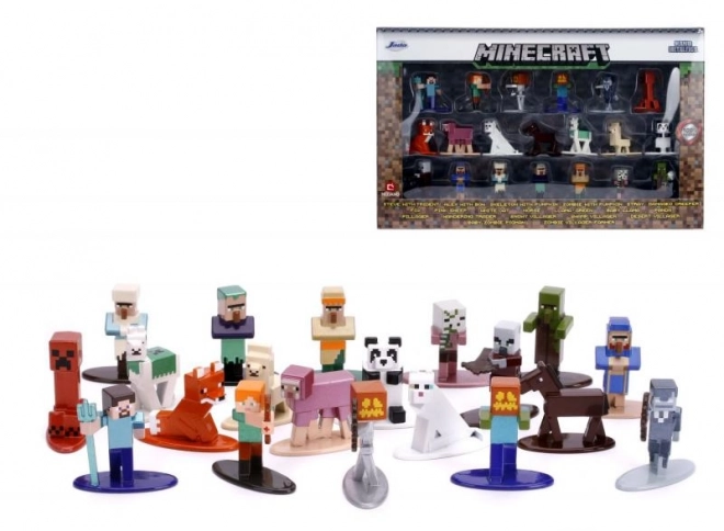 Minecraft Metalni kolekcionarski nano figurice 20 kom