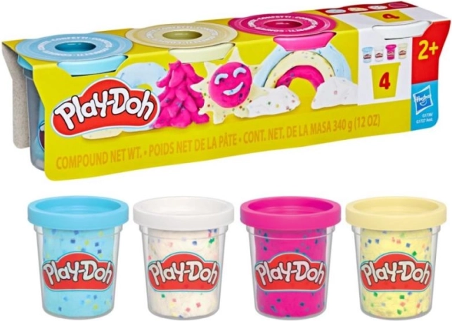 Play-Doh set s čašicama i konfeti