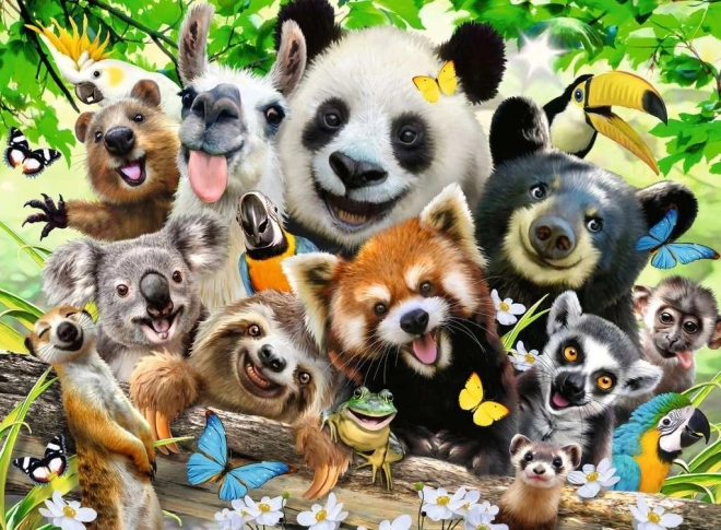 Puzzle Životinjski selfi XXL 300 dijelova