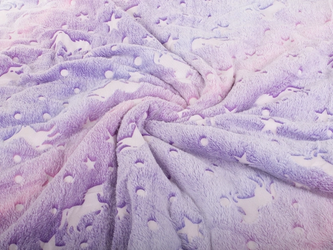 Svjetleća deka s ponijima 150x200 cm