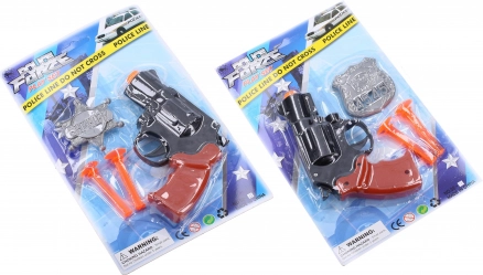 Policijski pištolj s značkom – dječji set 13 cm