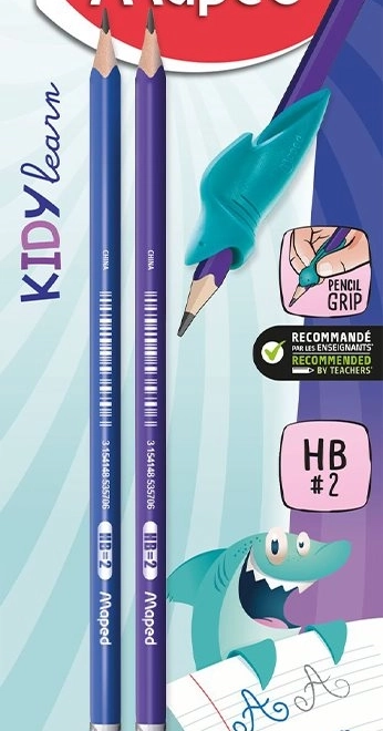 Set grafitnih olovaka Maped Kidy Learn Finger Guide 2 kom
