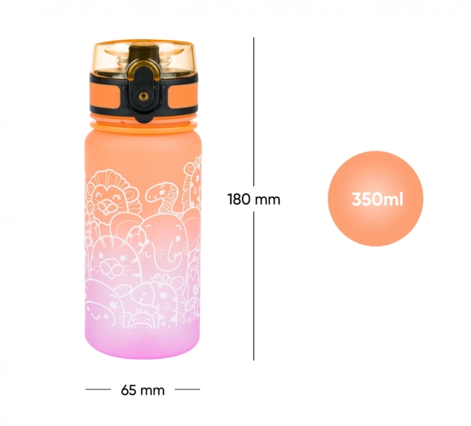 BAAGL Tritanova boca za piće Gradient Životinje 350 ml
