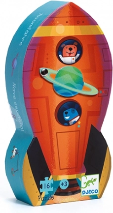 Puzzle Svemirska raketa DJECO - 16 dijelova