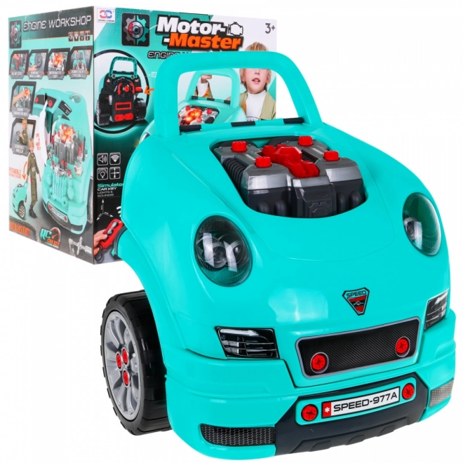 DIY Motor Master - set za malog mehaničara plava