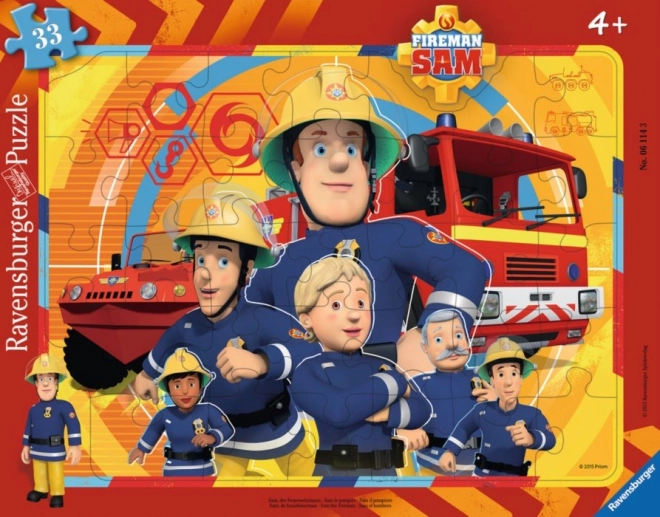 Ravensburger puzzle Vatrogasac Sam, 33 dijelova