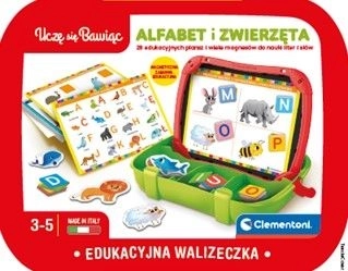 Edukativni magnetni kovčeg Abeceda i životinje Clementoni