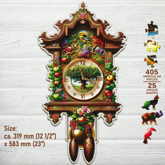 Drvene puzzle Sat s kukavicom