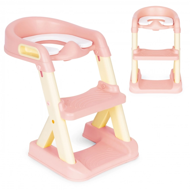 Žuta dječja kahlica sa stepenicama ECOTOYS