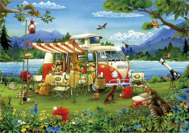 Educa puzzle Kampiranje 1000 dijelova