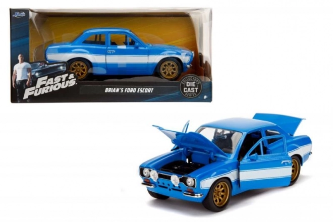 Model automobila 1974 Ford Escort iz Brzi i žestoki 1:24