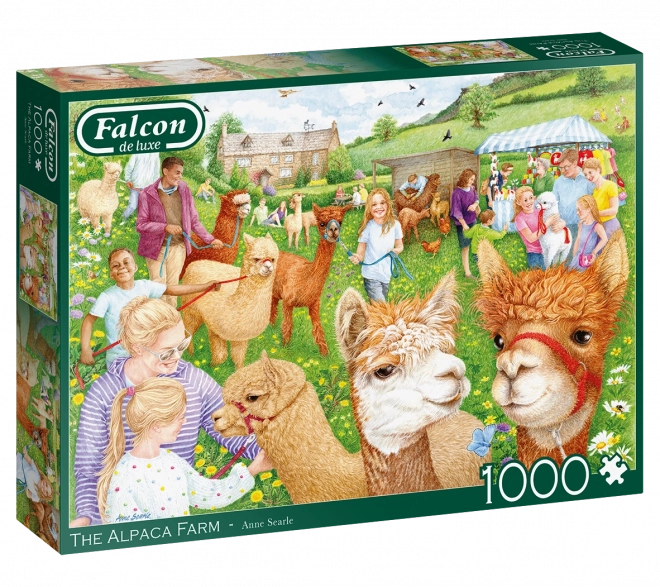 Puzzle Farma s alpakama - 1000 komada