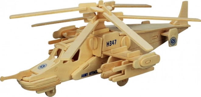 Drvene 3D slagalice helikopter