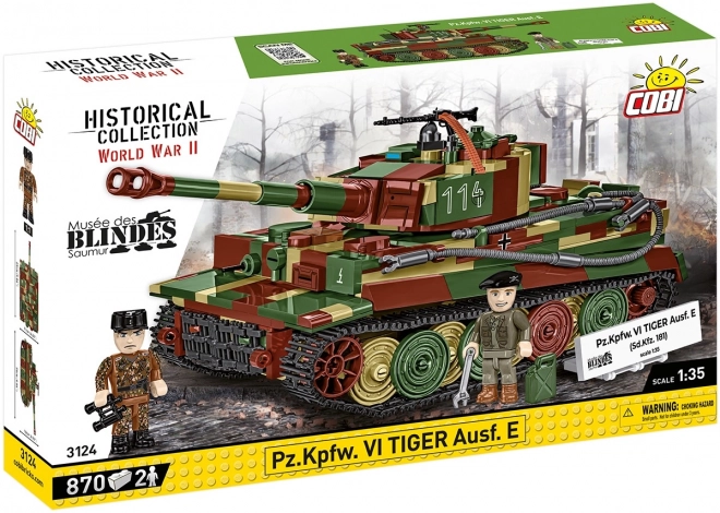Model tenka Tiger I od 870 dijelova