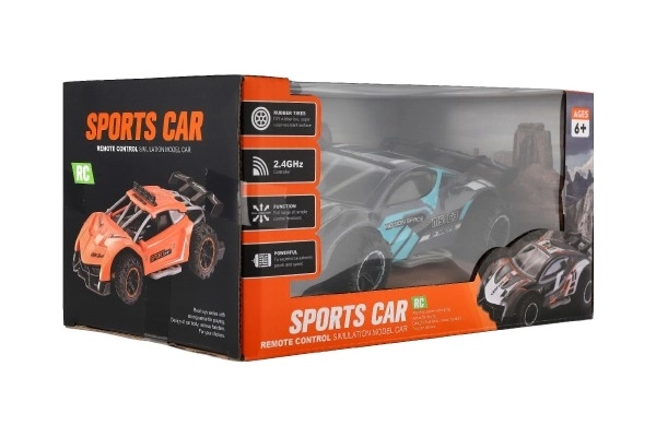 RC sportski auto 2,4GHz sivo-tirkizno 20cm – Sivo-tirkizni