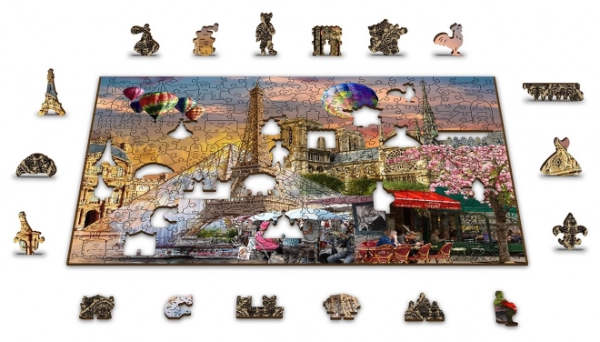 Drvene puzzle Proljeće u Parizu