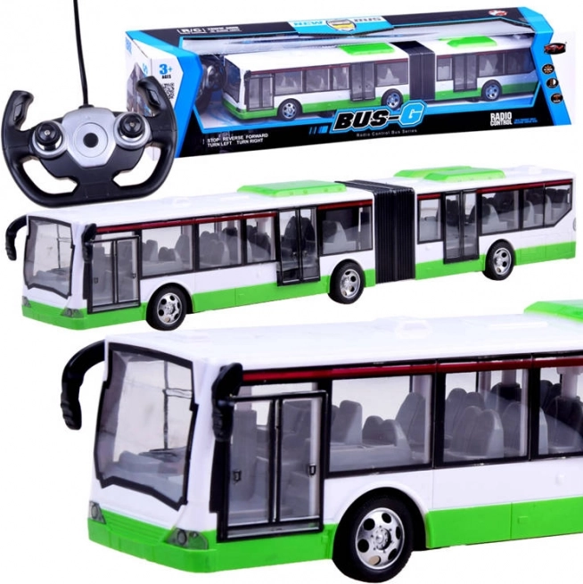 RC zglobni autobus na daljinsko upravljanje za djecu – Zelena