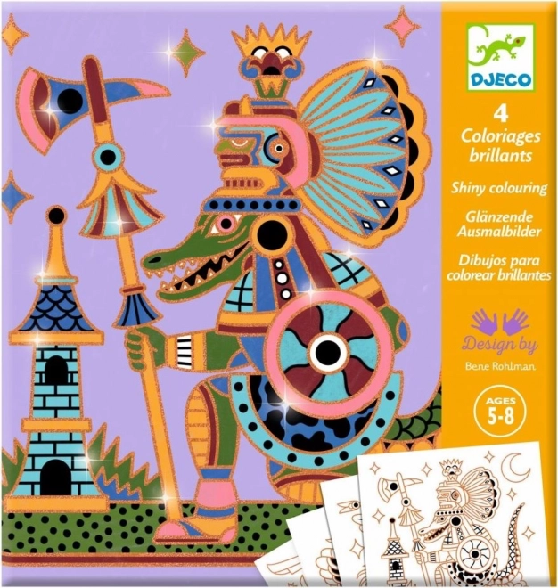 DJECO Svjetlucave bojanke - Egipat