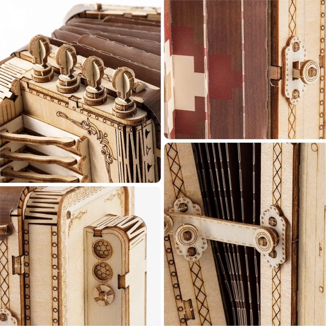 Harmonika - 3D drvena maketa