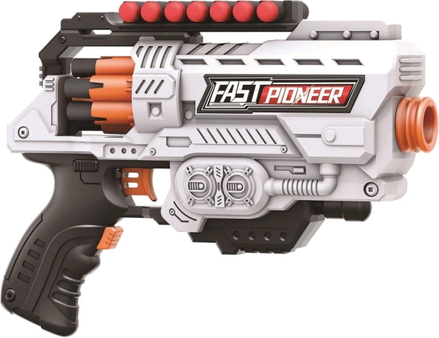 Blaster Fast mini na baterije s 16 metaka