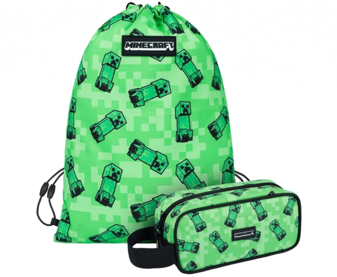 Minecraft set s Creeperom: pernica i torbica