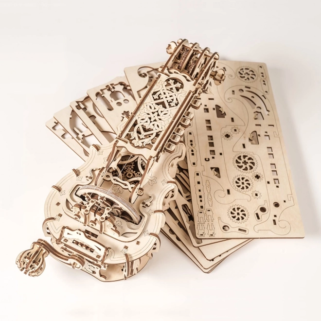 Ugears 3D drveni mehanički puzzle Hurdy-Gurdy
