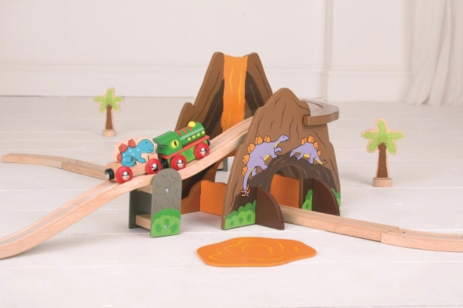 Bigjigs Rail Drvena vlakodraha dinosauri