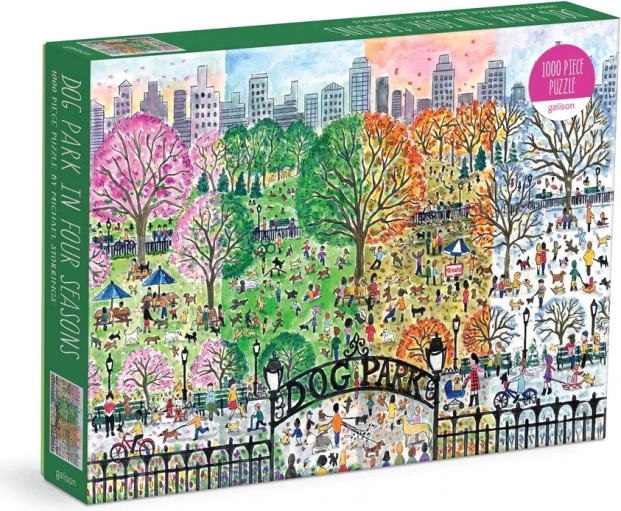 Galison puzzle pseći park u četiri godišnja doba 1000 dijelova