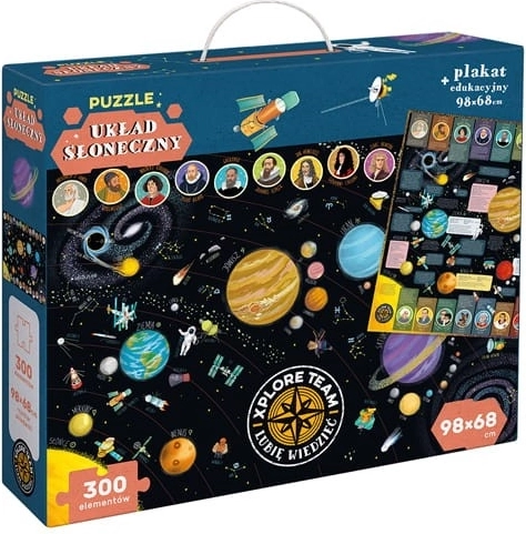 Puzzle od 300 dijelova Sunčev sustav XPLORE TEAM