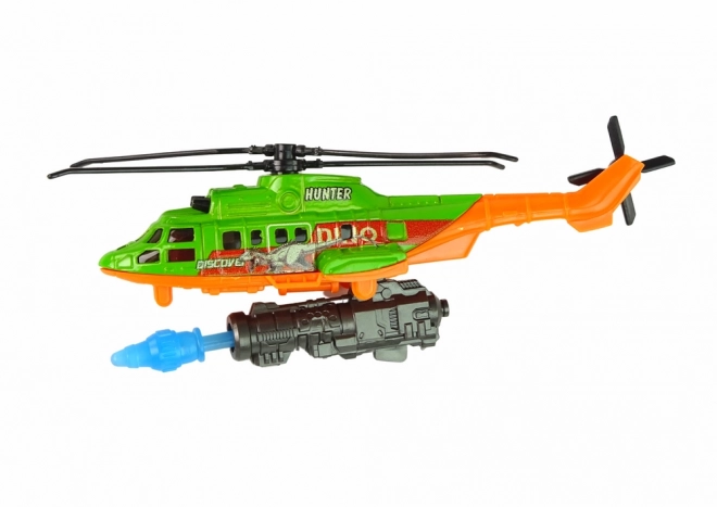 Set vozila Helikopter Dinosauri 8 dijelova Šareni