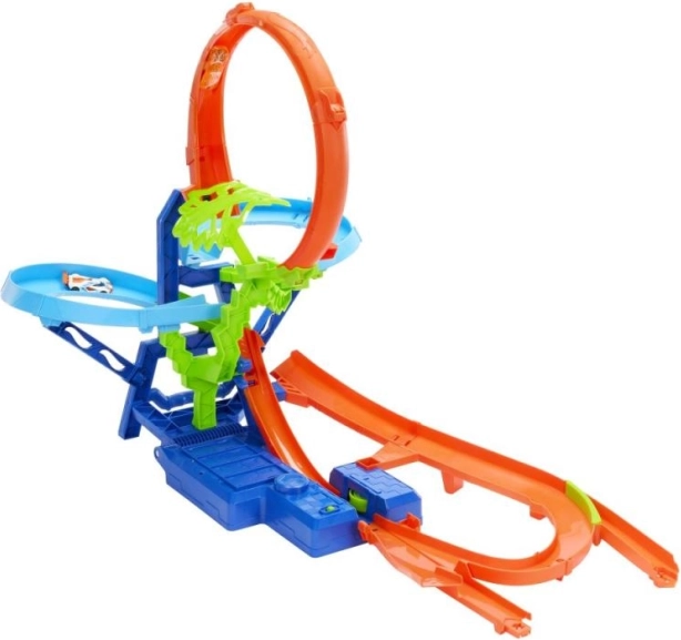 Hot Wheels Stunt Tracks sudar u zraku – trkaća staza s petljom i ubrzivačem