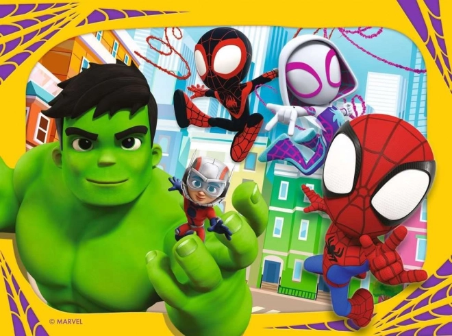 Slagalica RAVENSBURGER Spidey i njegovi nevjerojatni prijatelji 4u1