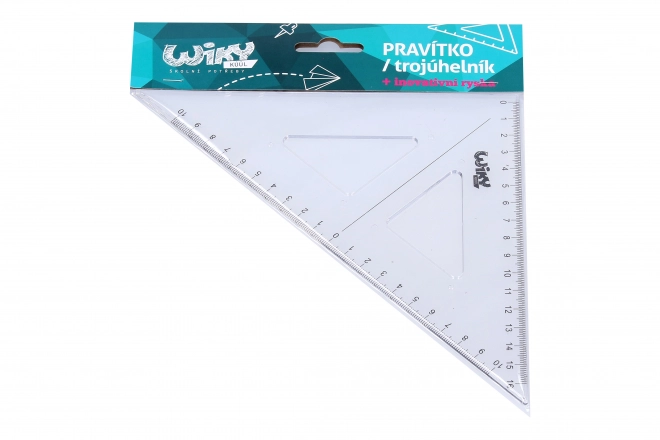 Transparentni trokut ravnalo - inovativna oznaka