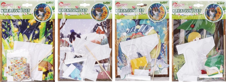Kreativni set sa stalkom – miks motiva 17,5 × 26 cm