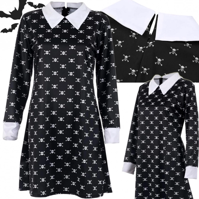 Halloween kostim Wednesday Addams za djecu