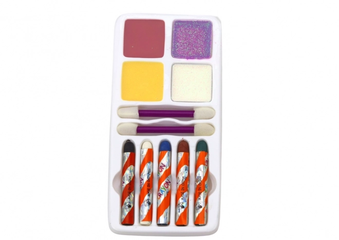 Set za oslikavanje lica Šareni svjetlucavi pastelni kistovi