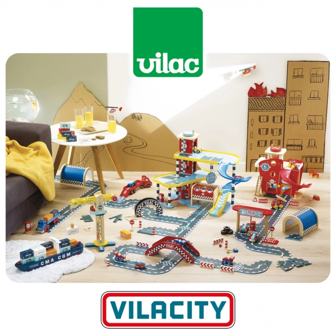 Vilac drvena garaža Vilacity