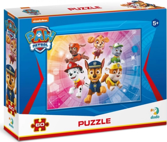 Puzzle Tlapkova patrola: Super Ekipa 60 dijelova