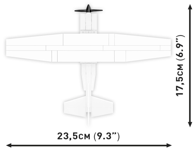 Cobi građevni set Cessna 172 Skyhawk 160 kocki bijela