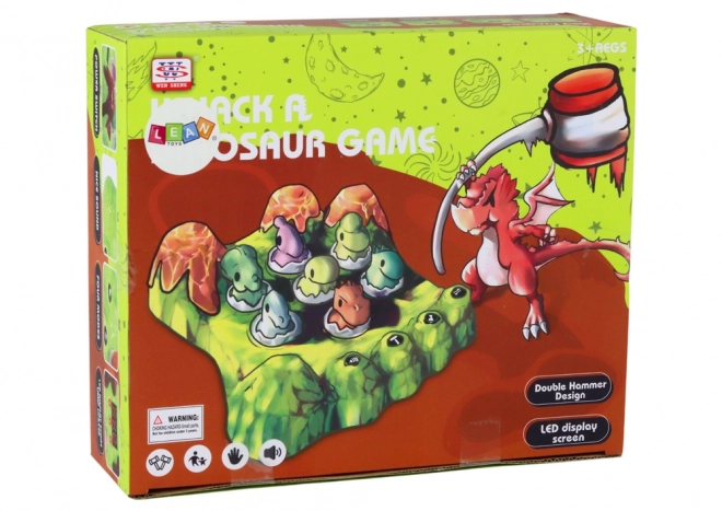 Dinosaurska igra gađanja krtica s dva čekića