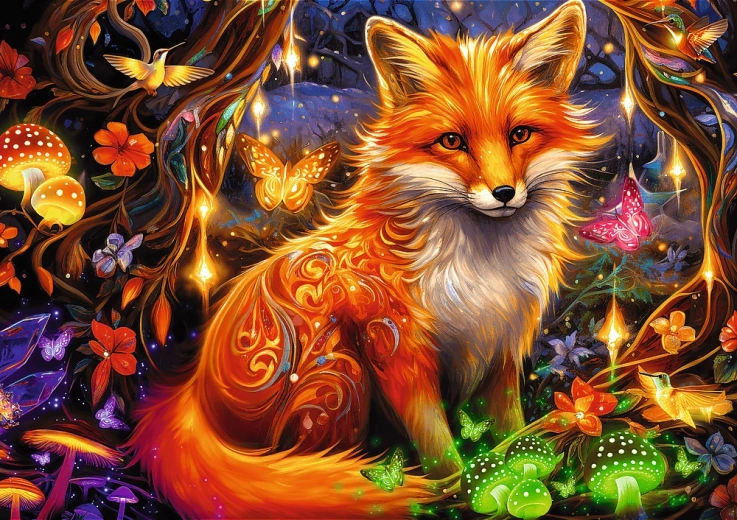 puzzle od 1000 dijelova – bajkovita lisica dreamscapes